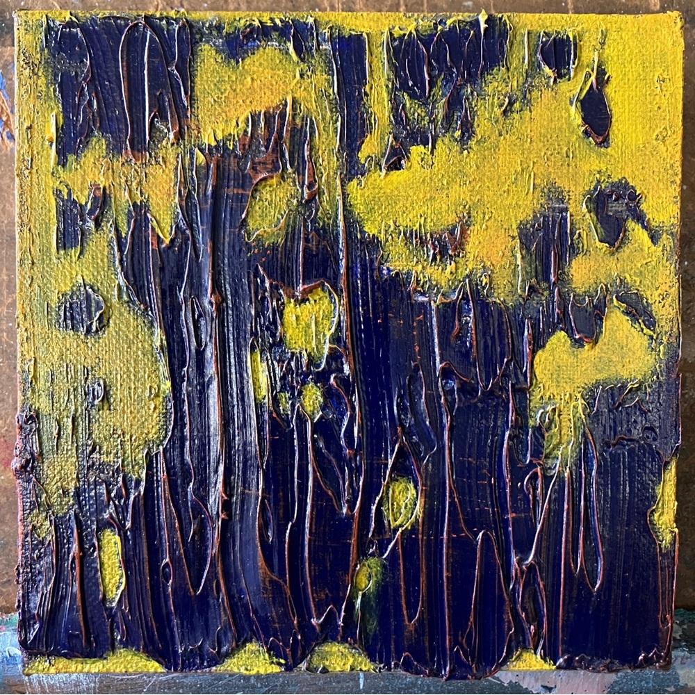 Original Abstract Artwork (6x6 Canvas)
